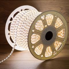 фото LED Лента 220В, 6.5x17мм, IP67, SMD 5730, 120 LED/м, Белый, 100м (142-703)