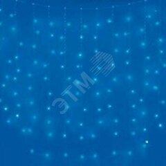 фото Бахрома светодиодная 1,8м 48 светодиодов Синий свет Провод прозрачный ULD-B1805-048/DTA BLUE IP20 (UL-00007206)
