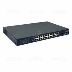 фото PoE коммутатор Fast Ethernet на 24 x RJ45 портов + 2 x GE Combo uplink порта. (SW-62422(400W))