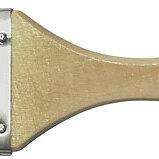 фото Кисть флейцевая, натур. cветлая щетина, деревянная ручка 1/2'' (13 мм) (00701М)
