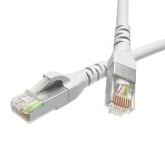 фото Патч-корд экранированный CAT6 F/UTP 4х2 LSZH белый 3м