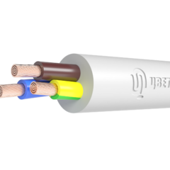 фото Провод ПВС 2х1,5+1х1,5 белый