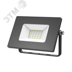 фото Прожектор светодиодный ДО-20 Вт 1745 Лм 4000К IP65 200-240 В черный LED Elementary Gauss (613100220)