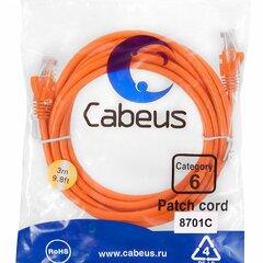 фото Патч-корд PC-UTP-RJ45-Cat.6-3m-OR U/UTP, категория 6, 2xRJ45/8p8c, неэкранированный, оранжевый, PVC, 3м (PC-UTP-RJ45-Cat.6-3m-OR)