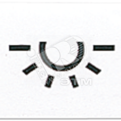 фото Окошко с символом для KO-клавиш символ освещение белое (33LWW)