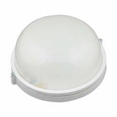 фото ULW-K21A 8W/6000K IP54 WHITE Светильник светодиодный влагозащищенный. Круг. Дневной белый свет (6000K). 600Лм. Диаметр 188мм. Корпус белый. ТМ Uniel. (ULW-K21A 8W/6000K IP54 WHITE)