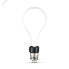 фото Лампа светодиодная LED 4 Вт 330 Лм 2700К теплая Е27 А72 milky Filament Artline Gauss (1004802104)