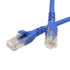 фото Патч-корд неэкранированный CAT6 U/UTP 4х2 LSZH синий 5м