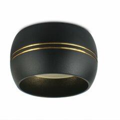 фото Подсветка декоративная под лампу Gx53  алюминий  цвет черный/золото (40/1440) ЭРА (Б0049036)