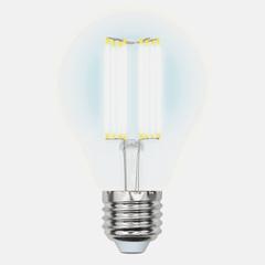 фото Лампа светодиодная LED-A70-23W/4000K/E27/CL PLS02WH Форма A прозрачная Серия Sky Белый свет (4000K) Картон ТМ Uniel (UL-00005898)