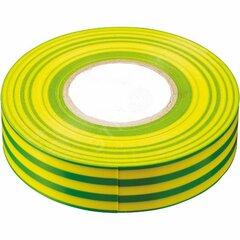 фото Изолента ПВХ  0,13х15 мм. 10м. желто-зеленая Stekker (INTP01315-10)