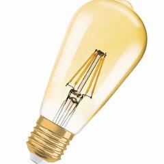 фото Лампа светодиодная LED 4,5W Е27 Vintage 1906 CL Edison,филамент, GOLD(замена 36Вт)теплый, золотистая Osram (4052899962095)