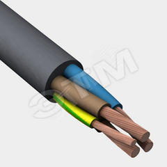 фото Кабель силовой КГ-ХЛ 3х1.5+1х1.5(N)-220/380В-3