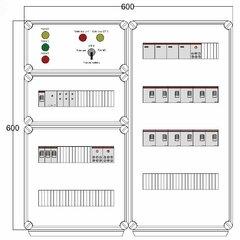 фото Щит управления электрообогревом DEVIbox HS 12x1700 D330 (в комплекте с терморегулятором и датчиком температуры) (DBS116)