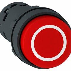 фото Кнопка 22мм красная выступающая толкатель с маркировкой О (XB7NL4532)