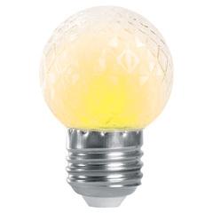 фото Лампа светодиодная LED 1вт Е27 строб прозрачный 2700К шар (LB-377)