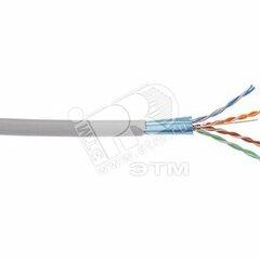 фото Витая пара ШПД U/UTP кат.5E 24AWG 2х2х0.48мм solid LSZH 500м белый ITK (BC1-C5E02-128)