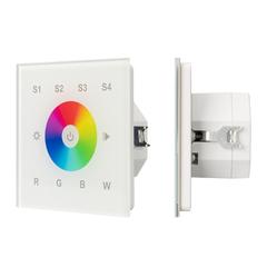 фото INTELLIGENT ARLIGHT Сенсорная панель DALI-901-11-4G-RGBW-DT8-IN White (BUS/230V) (IARL, IP20 Пластик, 3 года) (037202)