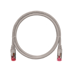 фото Патч-корд S/FTP 4 пары Cat 6a 2хRJ45/8P8C T568B 7х0165мм LSZH серый 015м (NMC-PC4SA55B-001-C-GY)