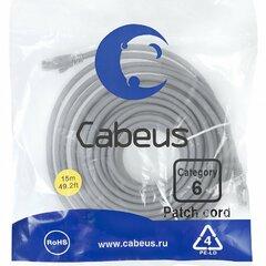 фото Патч-корд PC-UTP-RJ45-Cat.6-15m U/UTP, категория 6, 2xRJ45/8p8c, неэкранированный, серый, PVC, 15м (PC-UTP-RJ45-Cat.6-15m)