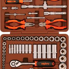 фото Набор инструмента универсальный 1/4'', 1/2''DR, 69 предметов (OMT69S)