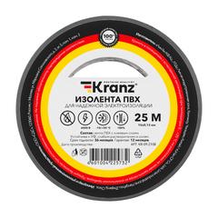 фото Изолента ПВХ KRANZ 0.13х15 мм, 25 м, серая 5шт (etmKR-09-2108)