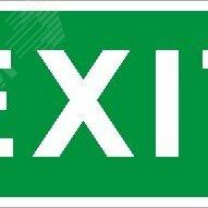 фото Пиктограмма ПЭУ 012 «Exit» (130х260) (2502000280)