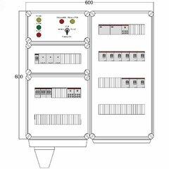 фото Щит управления электрообогревом DEVIBOX HR 9x4400 3хD330 (в комплекте с терморегулятором и датчиком температуры) (DBR169)