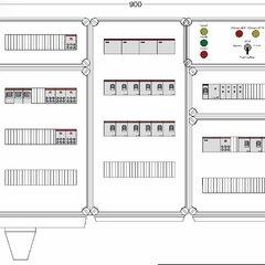 фото Щит управления электрообогревом DEVIbox HS 15x2700 D330 (в комплекте с терморегулятором и датчиком температуры) (DBS129)