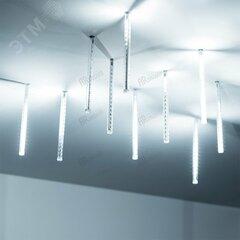 фото Гирлянда светодиодная декоративная ARD-ICEFALL-CLASSIC-D12-200-10PCS-CLEAR-32LED-LIVE WHITE (230V, 10.5W) (ARDCL, IP65) (026043)