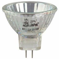 фото Лампочка галогенная ЭРА GU4-MR11-20W-12V-30CL GU4 20Вт софит теплый белый свет (Б0049310)