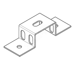 фото Крепление к потолку SHI2901 S=2,5мм оцинк./полимер. (SHI.2901.25.ZNRAL)