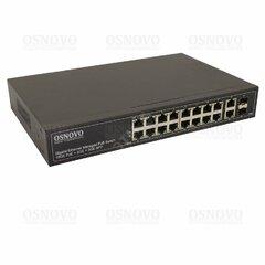 фото Управляемый L2 PoE коммутатор Gigabit Ethernet на 16 RJ45 PoE (SW-8182/L(300W))