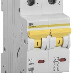 фото Выключатель автоматический ВА47-60M 2Р 4А 6кА B IEK (MVA31-2-004-B)