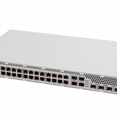 фото Коммутатор агрегации управляемый L3 20 портов SFP 1000 Мб/с, 4хSFP+, без БП (MES3324)