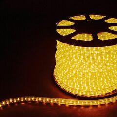 фото Дюралайт светодиодный LEDх36/м желтый двухжильный кратно 2м бухта 100м (LED-R)
