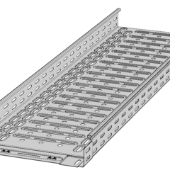 фото Лоток кабельный перфорированный 3 м CT-E-35-600 HST (1469513)