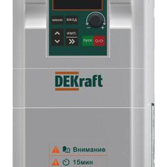 фото Преобразователь частоты DEKV060-3.7кВт 3 фазы 380В с торм. Модулем (DEKV060G3R7T4B)