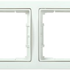 фото РУ-4-ББ Рамка четырехместная квадратная BOLERO Q1 белый IEK (EMB42-K01-Q1)