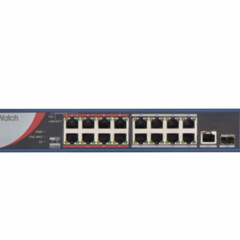 фото Коммутатор неуправляемый сетевой 16 портов RJ45, 1хUplink, 2хSFP DS-S1816GP (DS-S1816GP)