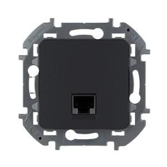 фото INSPIRIA розетка информационная RJ 45  категория 5e  UTP антрацит (673828)