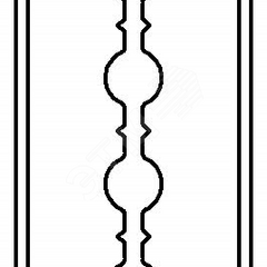 фото Секция прямая 2+0 точек отв. L=3000мм Cu 2P 25A, код LTC25ASP41AA300 (LTC25ASP41AA000)