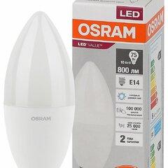 фото Лампа светодиодная LED 10 Вт E14 6500К 800Лм свеча 220 В (замена 75Вт) OSRAM (4058075579262)