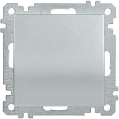 фото ВС10-1-0-Б Выключатель одноклавишный 10А BOLERO серебрянный IEK (EVB10-K23-10)