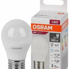 фото Лампа светодиодная LED 10 Вт E27 6500К 800Лм шарик 220 В (замена 75Вт) OSRAM (4058075579958)