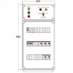 фото Щит управления электрообогревом DEVIBOX HR 5x2800 D316 (в комплекте с терморегулятором и датчиком температуры) (DBR089)