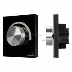 фото Панель SMART-P91-DIM-G-SUF Black (230V, Rotary, 2.4G) (ARL, Пластик) (028425)