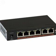 фото Коммутатор 4-портовый 10/100Mbps RJ-45 Uplink PoE UM1-E6/4P (UM1-E6/4P)