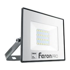 фото Прожектор светодиодный ДО-30w 6400К 3000Лм IP65 черный Feron.PRO (LL-1000)