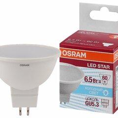 фото Лампа светодиодная LED 6,5Вт GU5.3 4000К 500лм 230V FR MR16 (замена 60Вт) OSRAM LS (4058075480582)